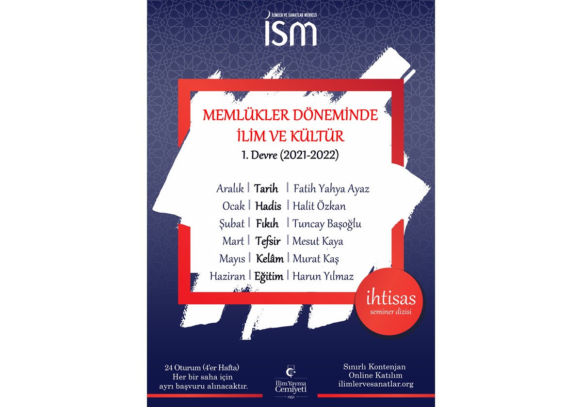 Memlükler Döneminde İlim ve Kültür Serisi, İhtisas,Seriler,Memlükler