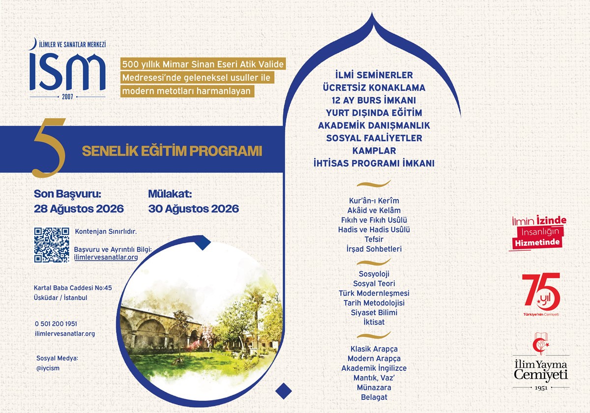 İSM Lisans Programı Başvuruları Başladı., İSM,YURT,BURS,ÜSKÜDAR,MARMARA